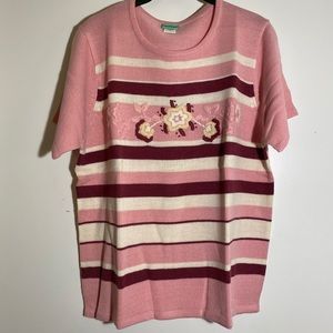 G-1#36 Sarah Morgan sweater extra large pink